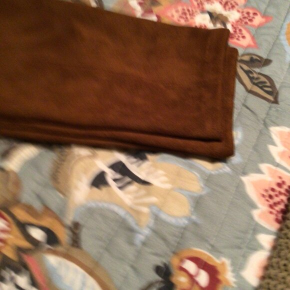 Old Navy Pants Women Small Brown Pull On Suede Stretch Stevie Polyester Blend - Picture 2 of 2